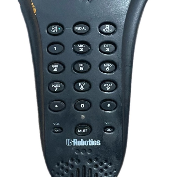 US Robotics Black Conferencelink Speakerphone Model No. CS1055 ~ No wiring - Picture 3 of 7